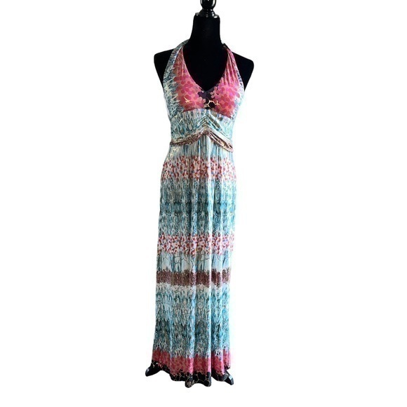 Shoreline Dresses & Skirts - Shoreline Women’s Halter Multi-Color Maxi Dress Size L/XL